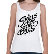 PRINTFASHION Ügyességi játék a számlákkal - Női atléta - Fehér női trikó