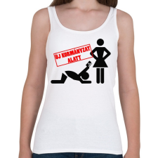 PRINTFASHION Új kormányzat alatt  - Női atléta - Fehér női trikó