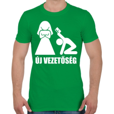 PRINTFASHION Új vezetőség - Férfi póló - Zöld férfi póló