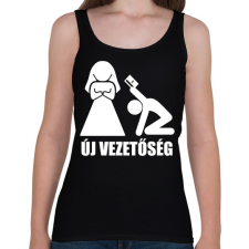 PRINTFASHION Új vezetőség - Női atléta - Fekete női trikó