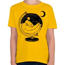 PRINTFASHION Új világ - Gyerek póló - Sárga gyerek póló