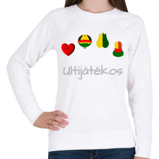 PRINTFASHION Ulti játékos #1 - Női pulóver - Fehér női pulóver, kardigán