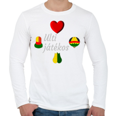 PRINTFASHION Ulti játékos #2 - Férfi hosszú ujjú póló - Fehér