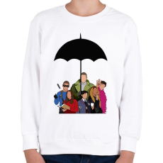 PRINTFASHION Umbrella Academy - Gyerek pulóver - Fehér