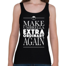 PRINTFASHION Umbrella Academy - Női atléta - Fekete