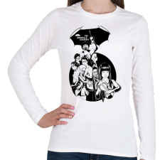 PRINTFASHION Umbrella Academy - Női hosszú ujjú póló - Fehér női póló