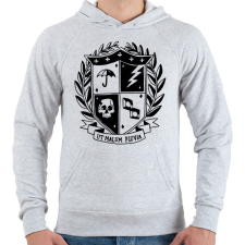 PRINTFASHION Umbrella academy shield - Férfi kapucnis pulóver - Sport szürke férfi pulóver, kardigán