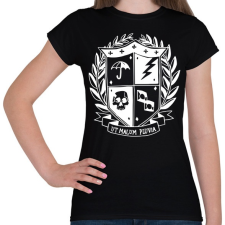 PRINTFASHION Umbrella academy shield invert - Női póló - Fekete női póló
