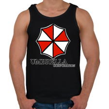 PRINTFASHION Umbrella corp - Férfi atléta - Fekete atléta, trikó