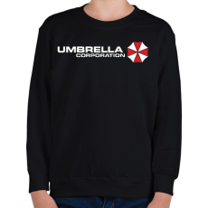 PRINTFASHION Umbrella corp - Gyerek pulóver - Fekete