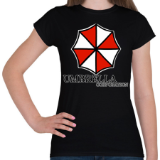 PRINTFASHION Umbrella corp  - Női póló - Fekete női póló