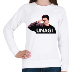 PRINTFASHION Unagi - Női pulóver - Fehér