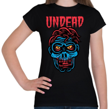 PRINTFASHION Undead - Női póló - Fekete női póló