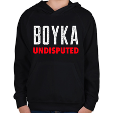 PRINTFASHION UNDISPUTED 2 - Gyerek kapucnis pulóver - Fekete gyerek pulóver, kardigán