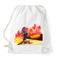PRINTFASHION Undyne konyhája - Sportzsák, Tornazsák - Fehér tornazsák