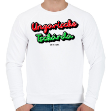 PRINTFASHION UNGARISCHE TSCHÁRDA ORIGINAL - Férfi pulóver - Fehér férfi pulóver, kardigán