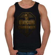 PRINTFASHION UNICUM COMMANDER - Férfi atléta - Fekete atléta, trikó