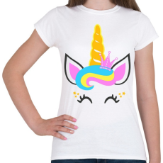 PRINTFASHION Unikornis hercegnő - Női póló - Fehér