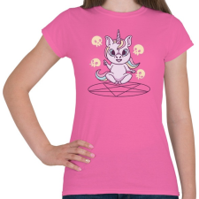 PRINTFASHION Unikornis mágus - Női póló - Rózsaszín női póló