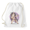 PRINTFASHION Unikornis múmia - Sportzsák, Tornazsák - Fehér