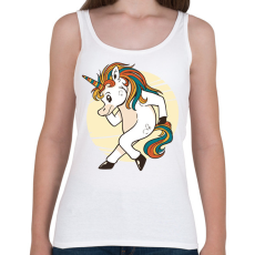 PRINTFASHION Unikornis - Női atléta - Fehér