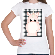 PRINTFASHION Unikornis - Női póló - Fehér