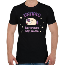 PRINTFASHION Unitato - Férfi póló - Fekete férfi póló