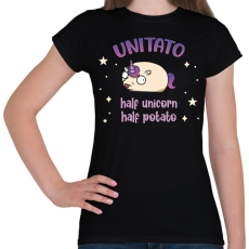 PRINTFASHION Unitato - Női póló - Fekete
