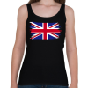 PRINTFASHION united kingdom flag  - Női atléta - Fekete