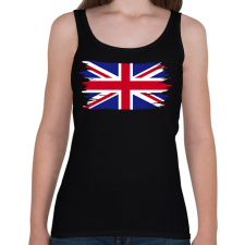 PRINTFASHION united kingdom flag  - Női atléta - Fekete női trikó