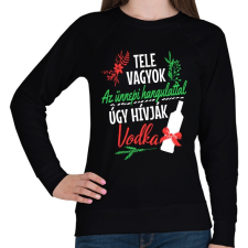 PRINTFASHION Ünnepi hangulat - Női pulóver - Fekete női pulóver, kardigán