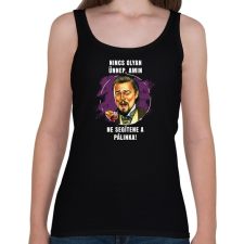 PRINTFASHION Ünnepi pálinka - Női atléta - Fekete női trikó