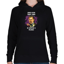 PRINTFASHION Ünnepi pálinka - Női kapucnis pulóver - Fekete női pulóver, kardigán