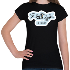PRINTFASHION UNO No Mercy - Női póló - Fekete női póló