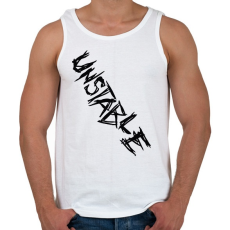 PRINTFASHION Unstable - Férfi atléta - Fehér