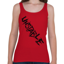 PRINTFASHION Unstable - Női atléta - Cseresznyepiros női trikó