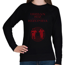 PRINTFASHION Urbankiz Kizomba dancer S0205 red - Női pulóver - Fekete