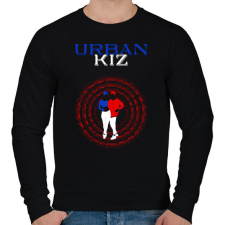 PRINTFASHION UrbanKiz táncos S0201-forBlack - Férfi pulóver - Fekete férfi pulóver, kardigán