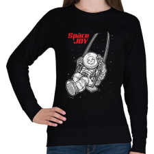 PRINTFASHION Űrhinta - Női pulóver - Fekete női pulóver, kardigán