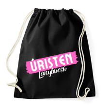 PRINTFASHION Úristen Lánybúcsú - Sportzsák, Tornazsák - Fekete tornazsák