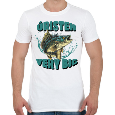 PRINTFASHION Úristen very big - Férfi póló - Fehér