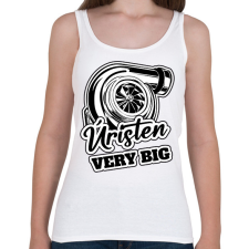 PRINTFASHION Úristen Very Big - Női atléta - Fehér női trikó