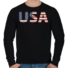 PRINTFASHION USA - Férfi pulóver - Fekete férfi pulóver, kardigán