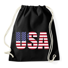 PRINTFASHION USA - Sportzsák, Tornazsák - Fekete tornazsák