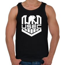 PRINTFASHION USEC - Escape from Tarkov - Férfi atléta - Fekete atléta, trikó