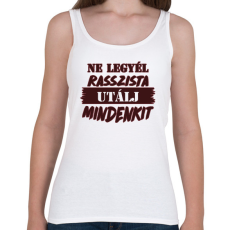 PRINTFASHION Utálj mindenkit - Női atléta - Fehér