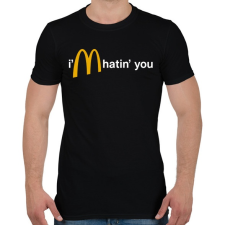 PRINTFASHION Utállak - Férfi póló - Fekete férfi póló