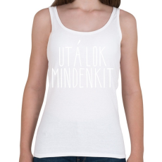 PRINTFASHION utálok mindenkit1 - Női atléta - Fehér