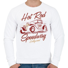 PRINTFASHION Utazók - Férfi pulóver - Fehér férfi pulóver, kardigán