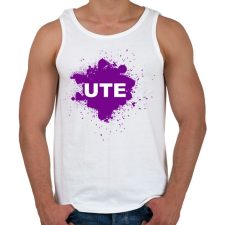 PRINTFASHION ute - Férfi atléta - Fehér atléta, trikó